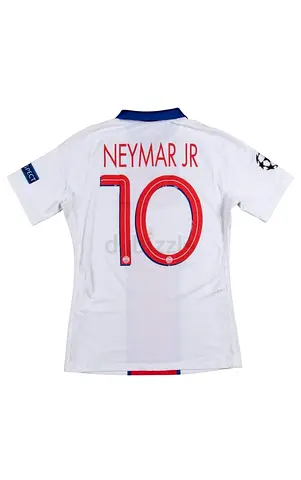 Match Worn Neymar Jr #10 PSG Away Football Jersey -