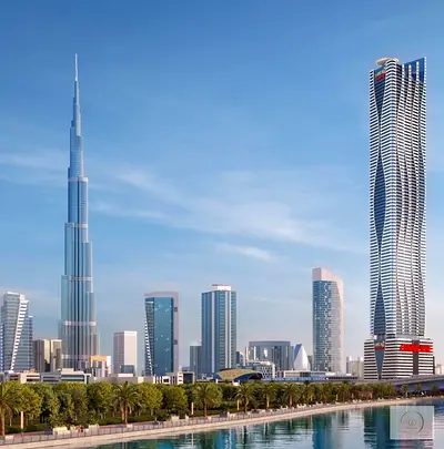 شقة بغرفتي نوم | خليج بايز 102 التجاري | إطلالة على القناة والأفق