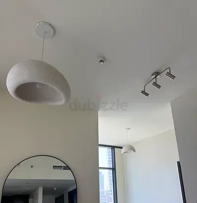 Bundle of 3 Ceiling Lights – 2 Pendant Lamps + Spot Track Light