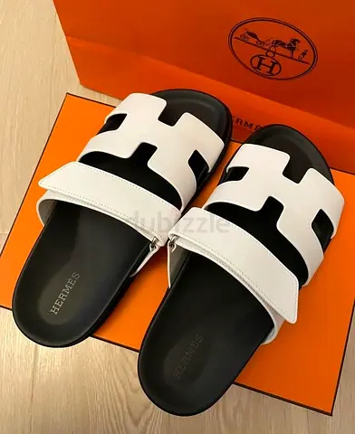 Hermes Chypre Sandal Men’s White All Sizes 1:1 Clone With Dustbag and Box