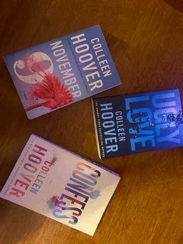 Set of 3 Colleen Hoover Paperbacks — November 9, Ugly Love, Confess