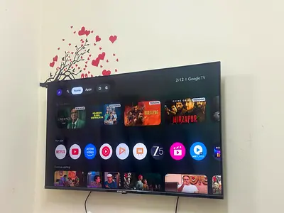 55-inch Philips Android Smart LED TV - Wall-mounted, Good Condition