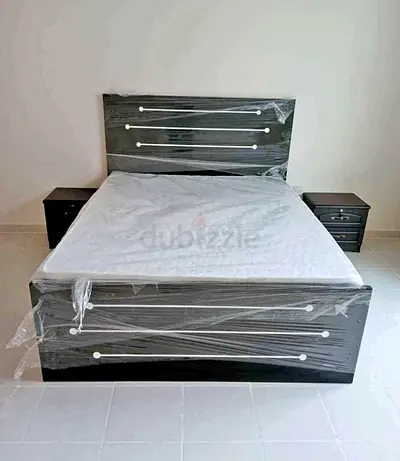 Queen Size Bed Frame with Mattress