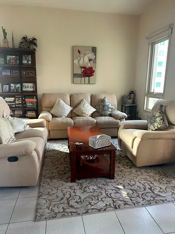 3+2+1 Recliner sofa with centre table