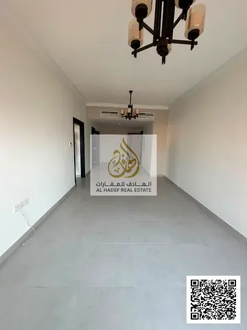 🌟 شقة فخمة غرفتين وصالة مع 3 حمامات وبلكونة وخزائن مدمجة | الحميدية (مقابل جامعة عجمان)