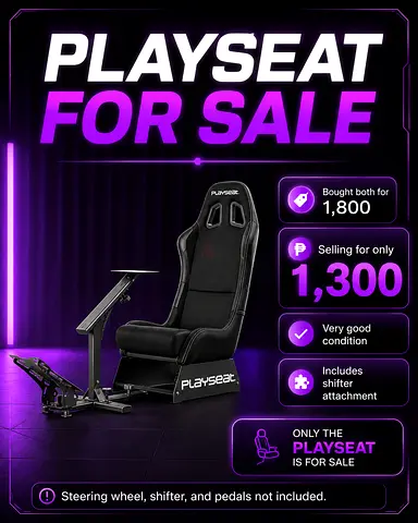 Playseat Racing Simulator Seat – Very Good Condition