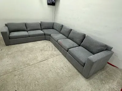 Like new condition crate&barrel axis model corner sofa