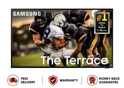 Samsung 55 Inch The Terrace QLED 120Hz 4K HDR Outdoor Smart TV 55LST7T