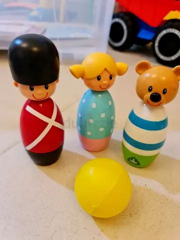 Wooden Stress reliever Set of 4 Toddler Toys BRAND ELC