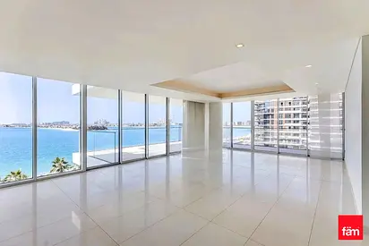 Palm Facing | Private Beach | Unfurnished | Bright