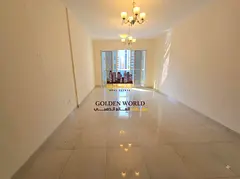 Two-bedroom apartment with living room for annual rent in Al Majaz 3, Sharjah. Sea view, 2 master be