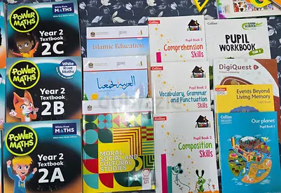 Collection of Year 2 School Textbooks and Workbooks (Al sadiq islamic english school)