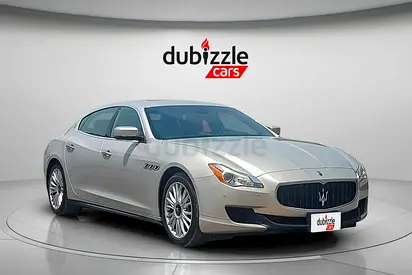 AED 3769/month | 2015 Maserati Quattroporte  | GCC Specs | Ref#509638