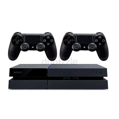 Sony PlayStation 4 - Fat - Black - 500GB with 2 Controller