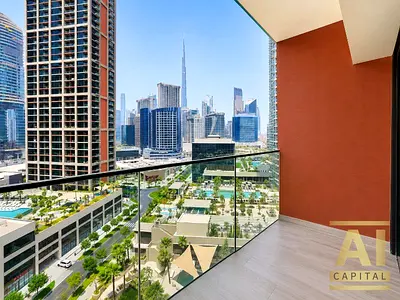 Unfurnished | Huge Balcony | Burj Khalifa View