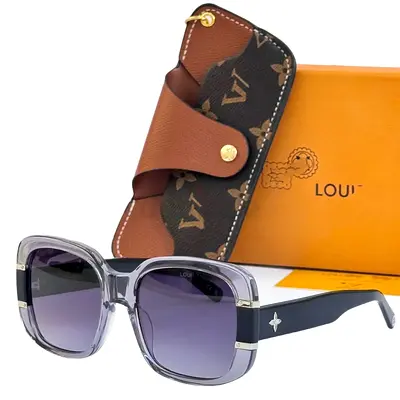 Women's Designer Sunglasses with LV Case - Gently Used