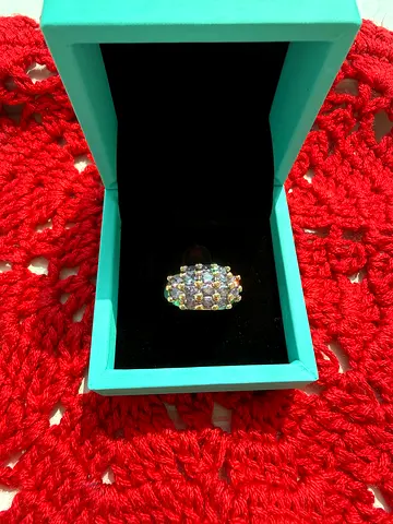 beautiful MATY  brand  gold plated ring