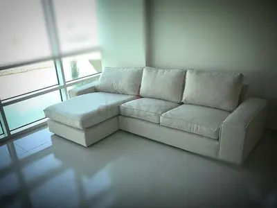 Same like new Condition IKEA ___ KIVIK L SHAPE SOFA BEIGE
