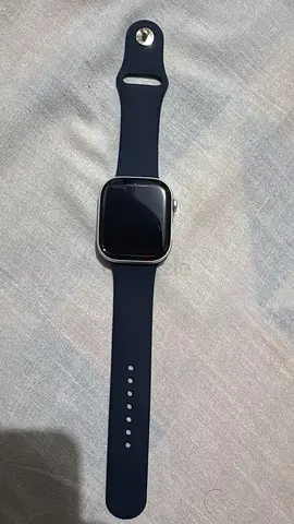 Used Apple Watch-style Smartwatch with Black Sport Band - Good Condition