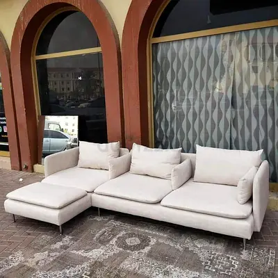 Same like new Condition Ikea Sodhremn L Shape Sofa Beige
