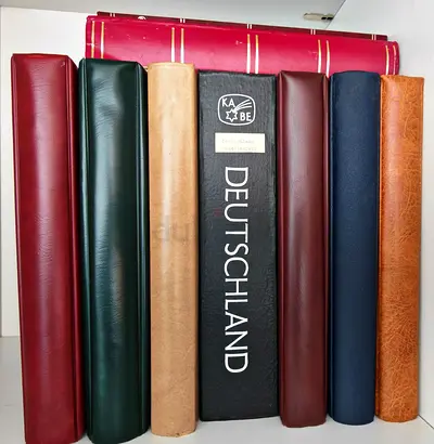 Massive 33 Hing-less Albums German Stamp Collection. 95% identified and Cataloged