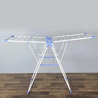Foldable Winged Drying Rack — Lightweight Clothes Airer
