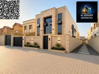 A prime location on a main street, ready to serve you. A villa in Al Muwaihat 1, near Nesto, with a