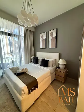 Furnished Studio | Balcony | Pool & Downtown View