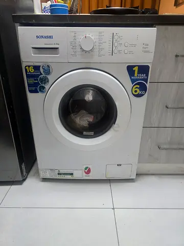 SONASHI Front Load Washing Machine 6kg - Good Working Condition