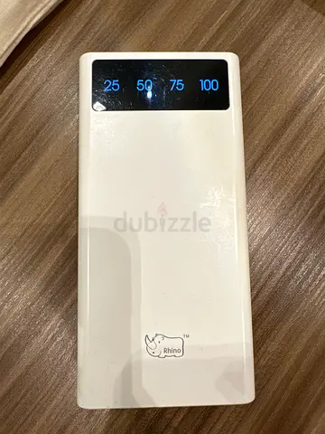White20000mAh Power Bank with LED Battery Indicator - Good Condition