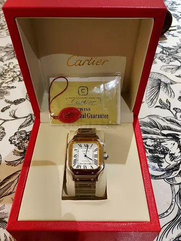 Cartier Santos two tone 1:1 SC Brand New