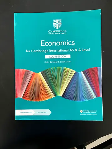 Economics for Cambridge International AS & A Level (Coursebook) - Fourth Edition