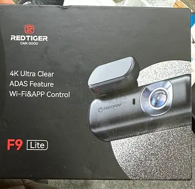 RedTiger F9 Lite 4K Dash Cam with ADAS & Wi‑Fi (Brand New Box)