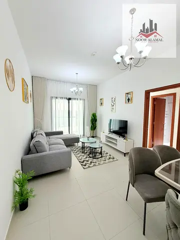 Dubai, Liwan 2 (Silicon Oasis): Apartment featuring a bedroom, living room, kitchen, two bathrooms,