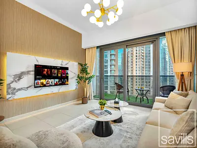 Furnished | Upgraded | Burj View | Chiller Free