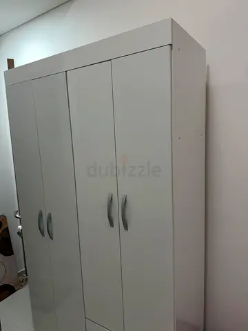 Modern White Dresser with Metal Handles