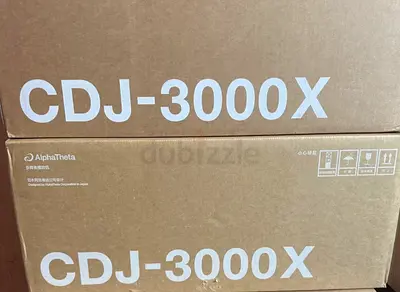 Pair of Pioneer CDJ-3000X DJ Media Players - Brand New in Boxes