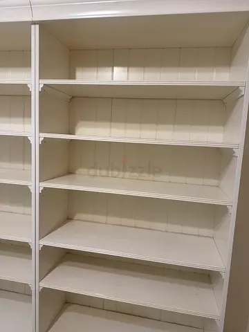 3 Large White IKEA Billy Shelving Unit / Bookcase - 10+ Compartments mint condition