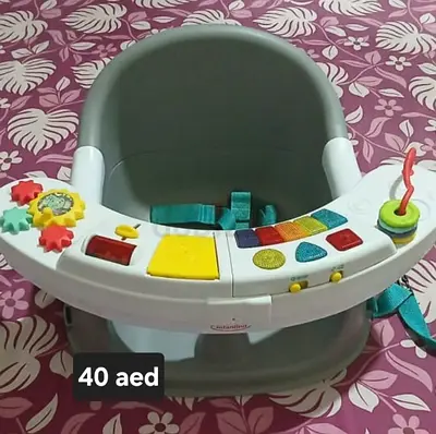 Baby Activity Booster Seat with Toy Tray - Good Condition
