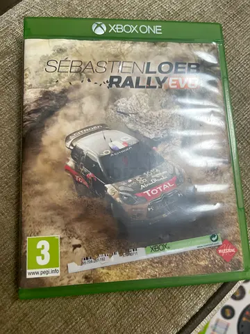 Sébastien Loeb Rally Evo Xbox game disc