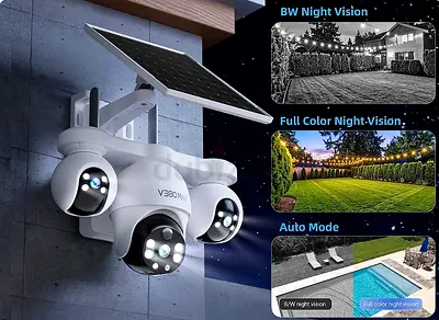 🔥 4G Solar PTZ Security Camera