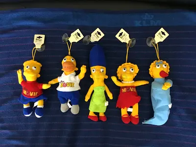 Bingo The Simpsons Movie Hanging Plush Toy Set