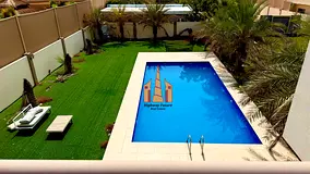 Luxurious 5BR Villa With pool + Wardrobes Maids room in Garden City