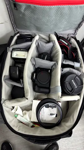 Canon M50 Mark I Complete Kit – 3 Lenses + Flash