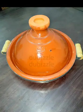Traditional Ceramic Tajine Pot with Side Handles