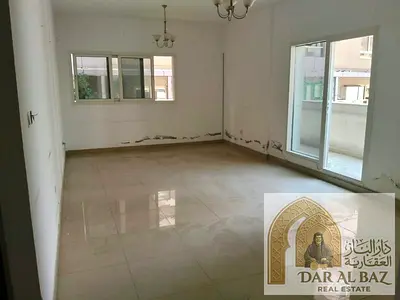 Largest one-bedroom apartment for annual rent in Al Majaz 3 - Sharjah | 2 bathrooms | Balcony | Central air conditioning | Prime location close to var
