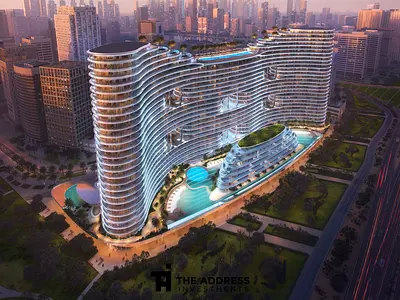 1BR Apartment | Binghatti Aquarise | Furnished | Canal & Skyline Views