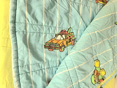 Comforter reversible for kids room or main room