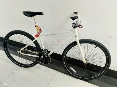 White Fixed-Gear/Single-Speed Urban Bike - Good Condition