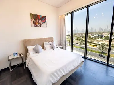 Burj View | Furnished | Modern Open-Plan Kitchen